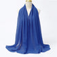 Muslim Chiffon Hijab Scarf Women Long Solid Color Head Wrap For Women Hijabs Scarves Ladies Muslim Veil Jersey Hijabs