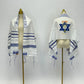 Tallit Messianic Scarf Fire Style Prayer Talit Jerusalem Hanukkah Shawl Women Men Israel Talitnia Prayer Shawl for Christian