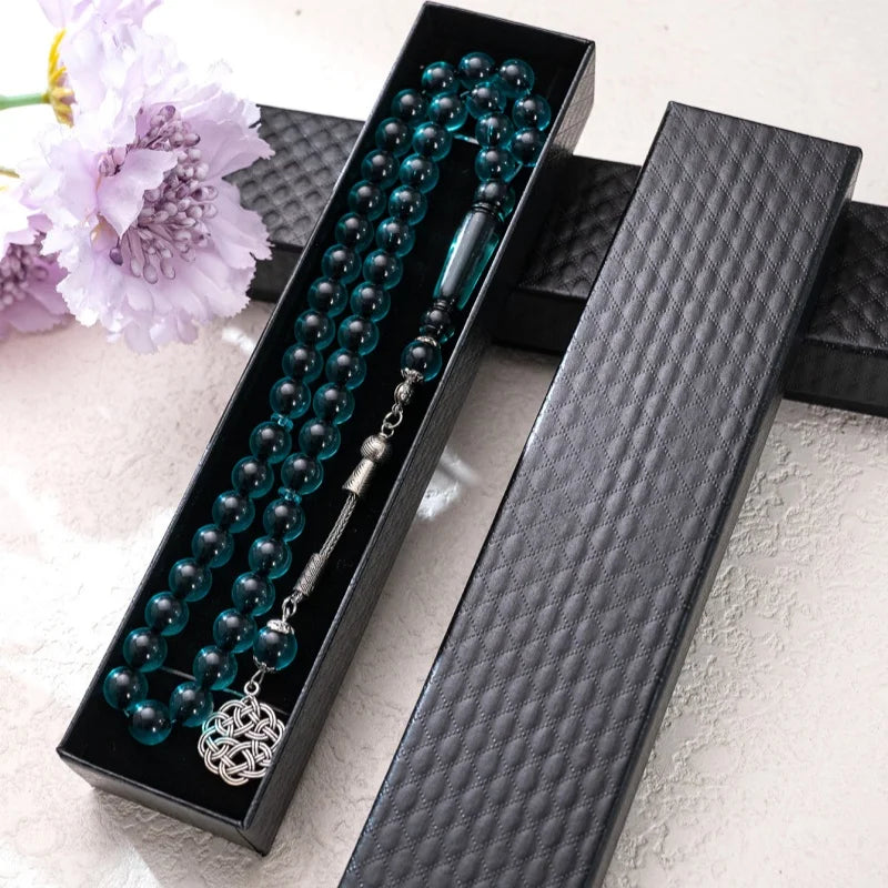 45pcs10mm gift box Mousselin prayer beads, Middle East Tesbiha prayer bracelet, Ramadan rosary gift