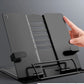 2023 Adjustable Portable Metal Adjustable Reading Book Holder Support Document Shelf Bookstand Tablet Music Score Recipe Stand