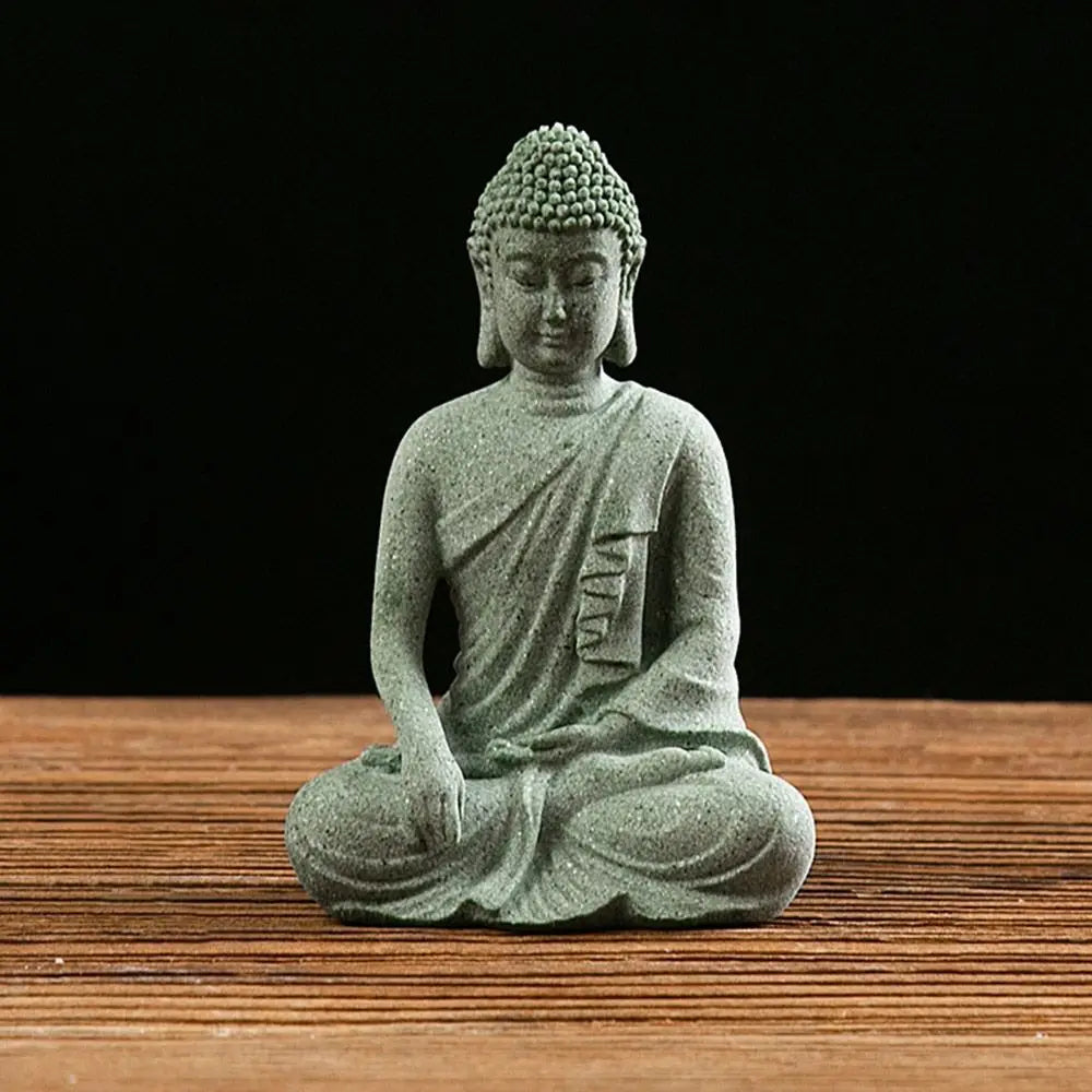 Office Table 9.84inch Buddha Statue Resin Large Meditation Buddha Buddha Figurine for Living Room