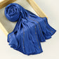 Rhinestone Modal Cotton Jersey Hijab Scarf For Women Stretch Shawl Plain Muslim Headband Fashion Solid Color Long Muffler