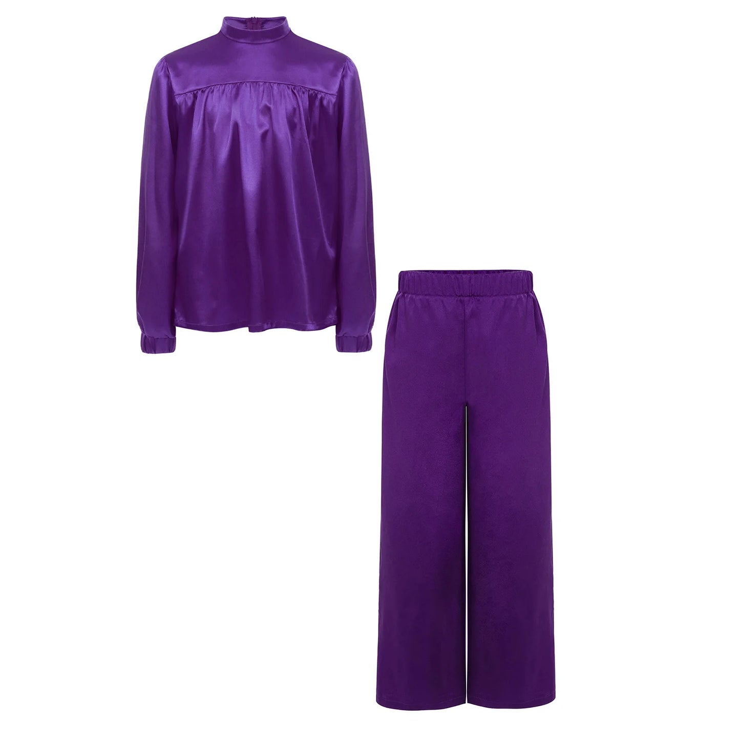 Boys Girls Church Choir Worship Praise Dance Outfit Long Sleeve Top+Robe+Pants Halloween Christian Pastor Priest Cosplay Costume