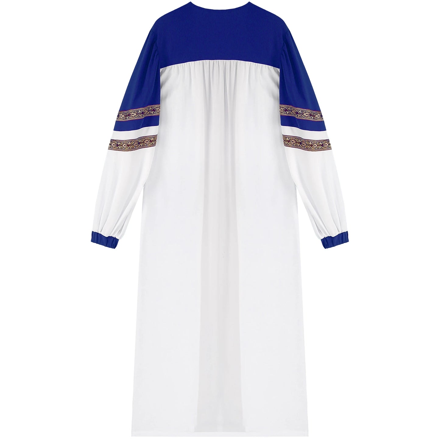 Women Men Pastor Gown Church Choir Robe Halloween Catholic Clergy Cosplay Costume Long Sleeve Zipper Christian Priest Dress