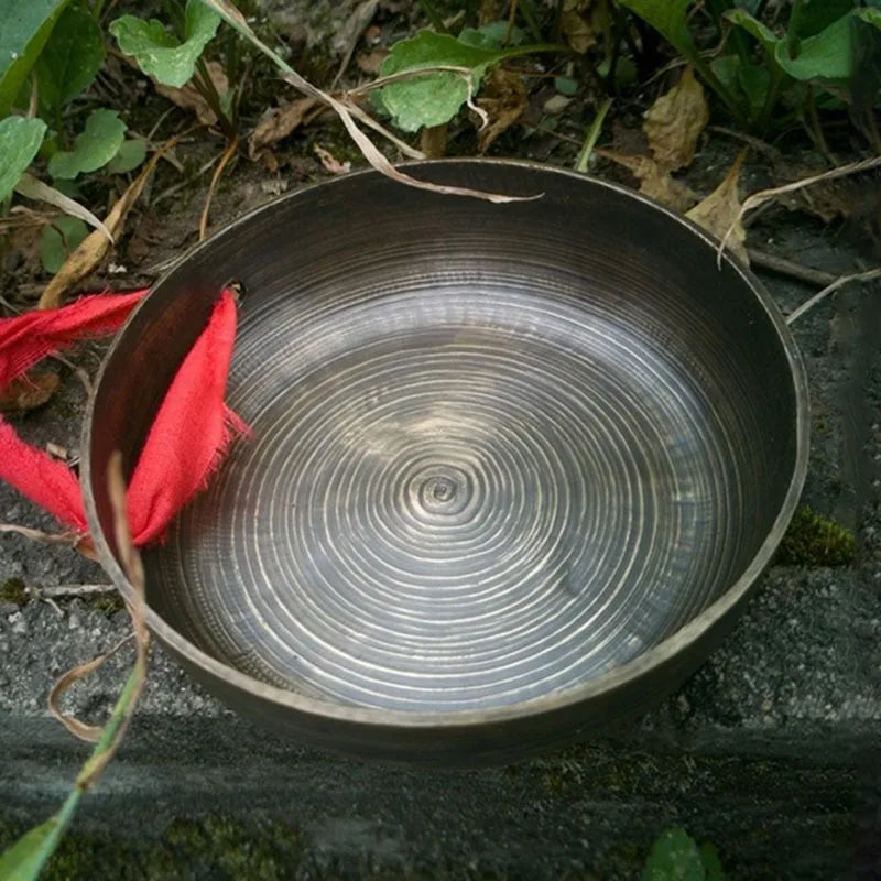Bronze Cloud Gong Handmade High Volume Gongs Chinese Sound Therapy Practice Gongs Portable Handheld Gong Percussion Instrument