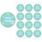Happy Passover Jewish Holiday Stickers Labels Hebrew Celebration Stickers Flower Decoration