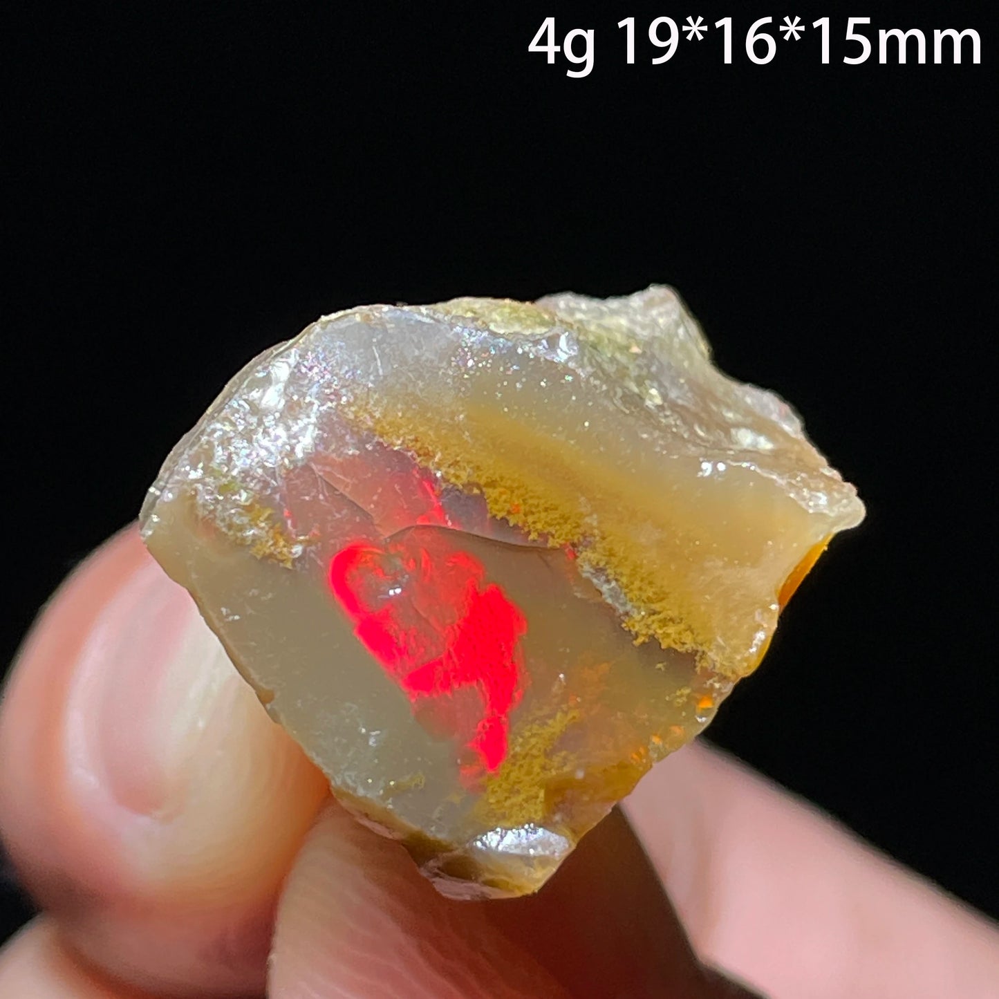 Natural Colorful Ethiopia Opal (Need In Water) Rare Gem Stone Mineral Healing Quartz Crystals Gemstone Shooting under lighting