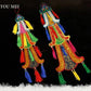 Nepal Handmade Hexagonal Tassel Flag,Colorful Tibetan Embroidery Decorative Handicrafts,Auspicious Hand Drum Flags Buddhist Item