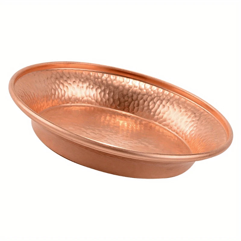 Household Tibetan Water Tray Decor Urlis for Decoration Indian Copper Holy Offering Bowl