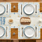 4pcs Passover Linen Placemats Kitchen Table Decor Seder Plate Pesach Matzoh Star of David Jewish Party Placemats Passover Decor