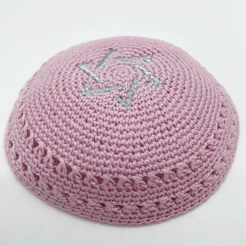Jewish Kippa 17cm Knitted Kippah Yarmulke Skullcap