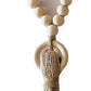 Wooden Guardian Amulet Tassel with Glass Evil Eye Bead Door-Knob Handle Hanging Modern Home Aesthetic Décor Home Decor Gift