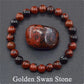 6/8mm Reiki Blue Apatite Bead Bracelet Men Women Natural Stone Blood Circulation Stimulate Enthusiasm Health Care Couple Jewelry