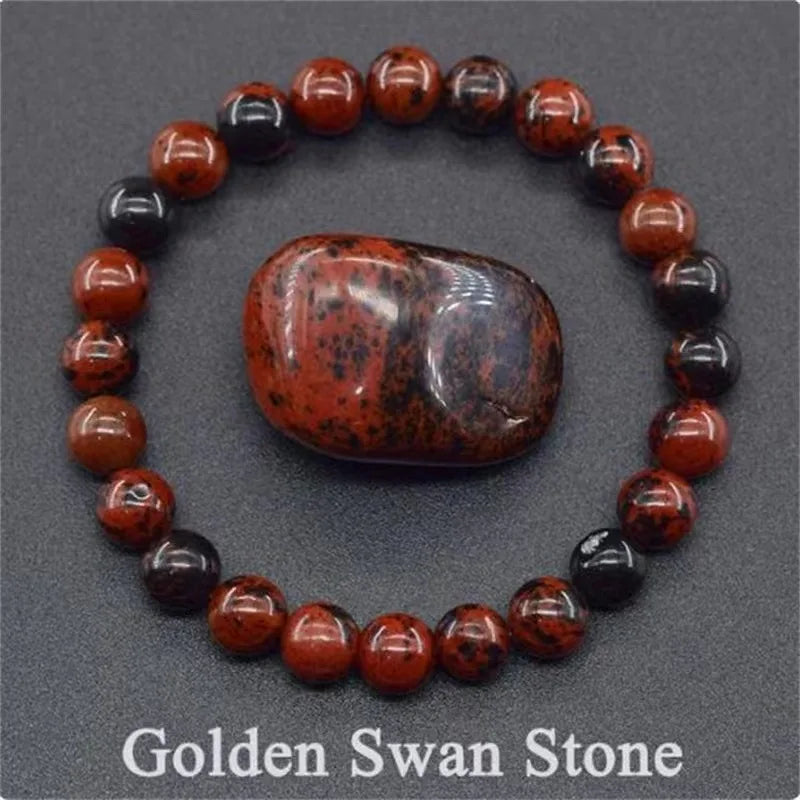 6/8mm Reiki Blue Apatite Bead Bracelet Men Women Natural Stone Blood Circulation Stimulate Enthusiasm Health Care Couple Jewelry