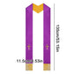 Double Side Clergy Mass Stole Religious Worship Shawl with Tassel for Sacramental Occasion Unisex Church Supplies