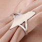 Dawapara Classic Map Women Ring Jewish Chai Hebrew Letter Life Symbol Jewish Jewelry Judaic Stainless Steel Wedding Band
