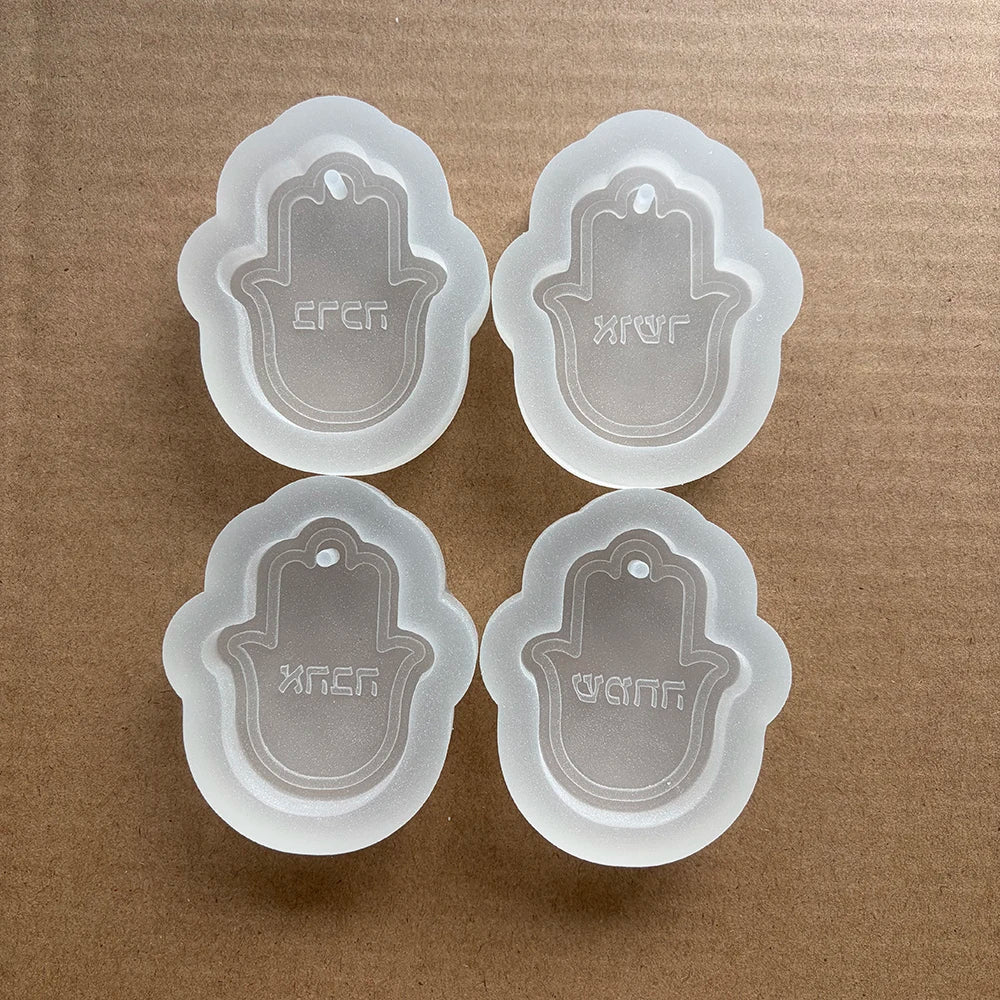 Jewish Holiday Silicone Mold - Blessing Hebrew Pattern for Concrete Casting, Jewish New Year Craft molds