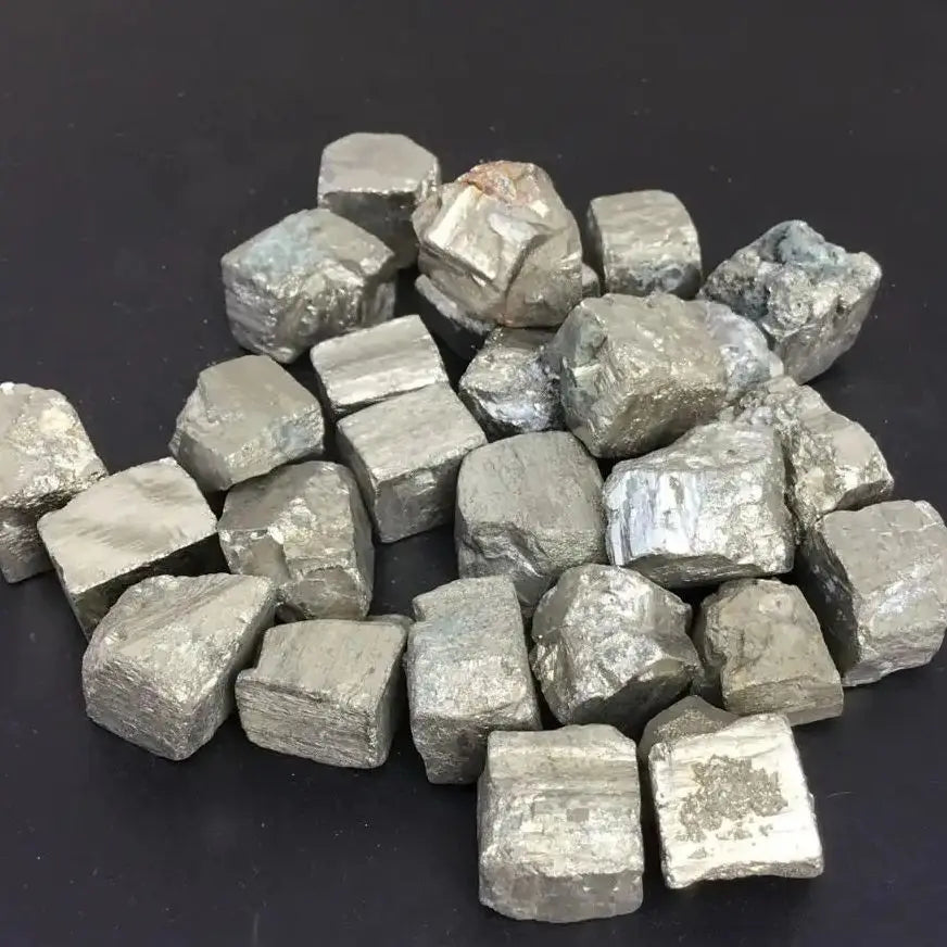 Natural High Density Cubic Pyrite Stone, Rough Gold, Irregular Ore Mineral, Teaching Specimen, Gemstone Ornaments