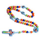 Rosary for kids Hand Woven Children Necklace Christian Catholic Jesus Christ Man Necklace Favourite