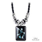 2024 Personalized Pendant Necklace Galaxy Constellation Design 12 Zodiac Sign Horoscope Astrology Necklace For Women Men Resin J