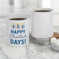 Happy Challah Days Coffee Mug Funny Holiday Pun Thoughtful Gift for Friends and Family on Hanukkah Jewish Holiday Home Accessory