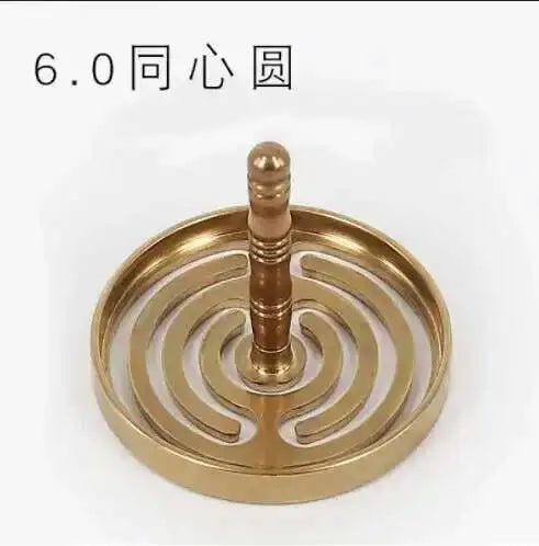 Incense Burner Accessories Copper Metal Lotus Cloud Hollow Out Printing Pressing Equipment Tools Chinese Living Room Incense