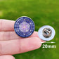 Metatron Cube Stainless Steel Pin Badge Sri Yantra Sacred Geometry Glass Brooch for Men Women Bag Decoration