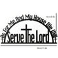 As For Me and My House Sign 2024 Black metal Bible verse wall decor, Christian inspirational wall art for home