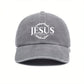 Adjustable baseball caps for men and women, Jesus wreath design, urban street style suitable for leisure and outdoor activities