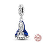 Charms Bead 925 Sterling Silver Virgin Mary Cross Pendant Bead Fit Original Bangle Bracelet DIY Fine Jewelry For Women Gift Hot