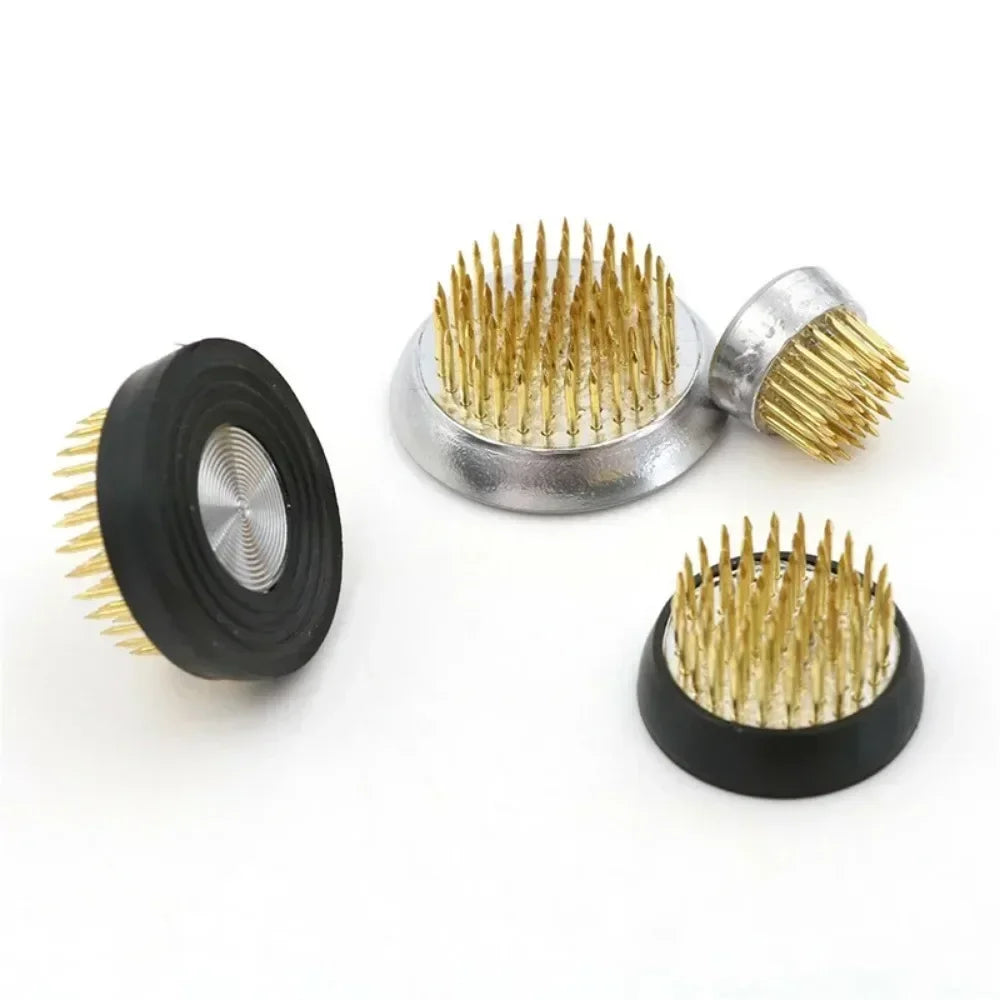 3 Sizes Spiky Needle Kenzan Art Fixed Tool Round Ikebana Holder Flower Frog Insert Base Pin Flower Base Home Decoration