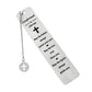 Religious Stainless Steel Bookmarks with Charms，Durable Page Markers for Christians, Bible Readers & Gift - Givers