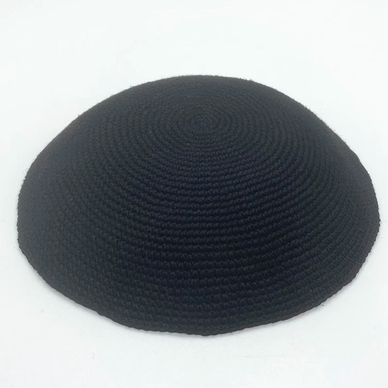 Jewish Kippa 17cm Knitted Kippah Yarmulke Skullcap