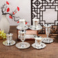 Silver Plated Kiddush Cup Nickel Plated Wine Cup with Saucer Jewish Shabbos Goblet Passover for Havdalah Passover Gift