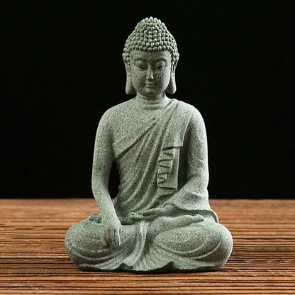 Office Table 9.84inch Buddha Statue Resin Large Meditation Buddha Buddha Figurine for Living Room
