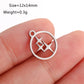 5PCS/Lot Celestial Mini Star Charms Stainless Steel Pentagram/Astral/Meteor/Moon Pendant DIY for Earring Bracelet Jewelry Making