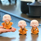 Mini Buddhas Statue Little Buddhists Monks Buddhism Figurine Zen Ornament Home Aquarium Tank Garden Yard Decoration