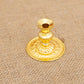 HTISOK Golden Church Candle Holder Home Altar Church Decor Religious Gift Sacred Candle Stand Christian Tabletop Accessory