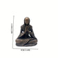 Meditation Alien Statue Resin Handmade Sculpture Yoga Zen Desktop Decor Unique Gift For Home Office Meditation Decorations