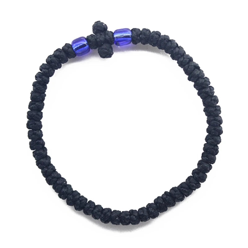 Adjustable Greek Orthodox Prayer Rope Bracelet Christian Religious Handchain Fine Craftsmanship Jewelry for Believers