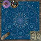 1pc Tarot card tablecloth, twelve constellations divination, starry sky altar cloth, Tarot card game decoration tablecloth