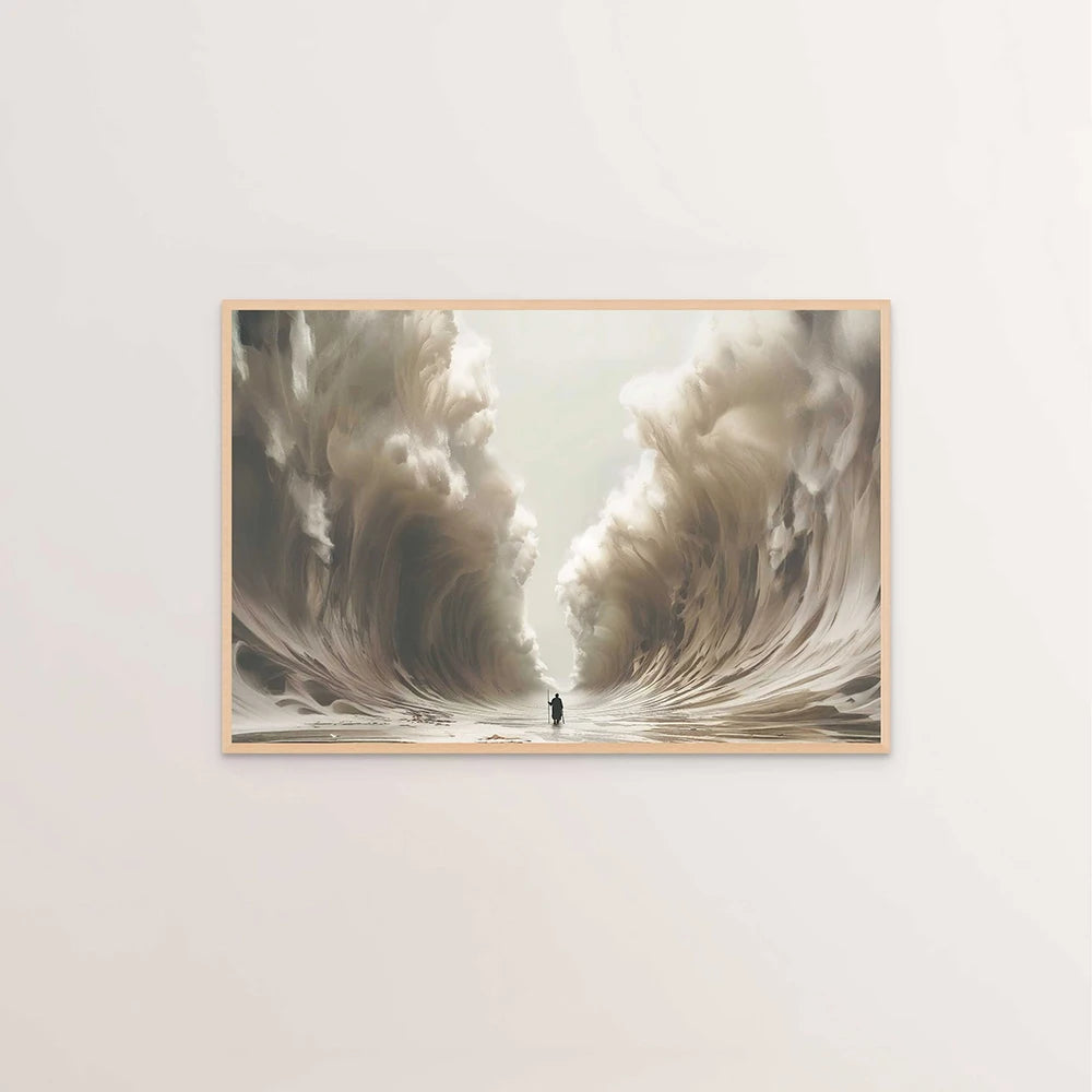 Jesus Christ Canvas Postres Christian Jesus Portrait Wall Art Print Poster I Will Walk with Christ LDS Bible Verse Gift Poster