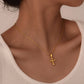 Vnox Stylish Stainless Steel Creative Cross Necklace, Classic Religious Women's Zircon Pendant, Fashion Jewelry Accessories