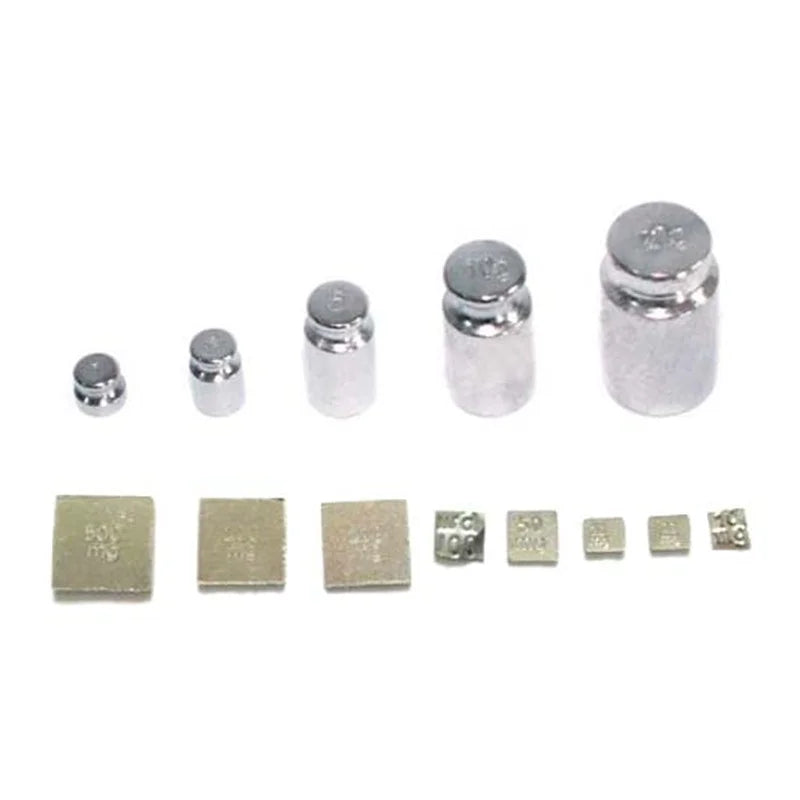 17Pcs Grams Calibration Weight Set M1 M2 10mg-100g Precision Digital Scale Weights Set Jewelry Scale Balance Weighting Tools