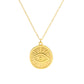 Chamica 18k Gold Plated  Trendy Dainty Charm Evil Eye Waterproof Delicate Necklace for Women Lucky Protection Jewelry Best Gift
