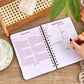 48 Sheets Cross Prayer Notebook Guided Devotional Journal with Bible Study Pages Elegant Religious Accessory for Christian
