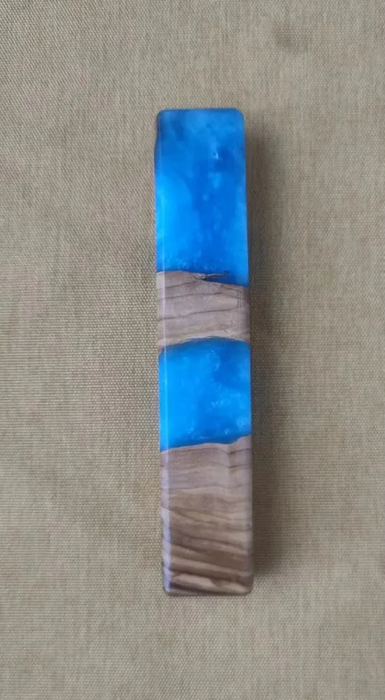 Mezuzah Case for Door, Handcrafted Resin and Olive Wood mezzuzah case,Wood Mezuzah Case for Mezuzah Scroll, Mezuzah Cases,