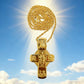 New 2026 Orthodox Jesus Cross Pendant Church Pastor Chest Pendant Religious Ritual Supplies Prayer Prayer Alloy Cross Necklace