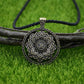 Om Yoga Lotus Flower Pendant Necklace Religious Buddha Mandala Meditation Spiritual Indian Jewelry
