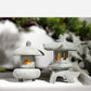 New Mini Pagoda Lantern Light Garden Statue Decorative Sand Stone Micro Landscape Lamp Zen Yard Miniature Bonsai